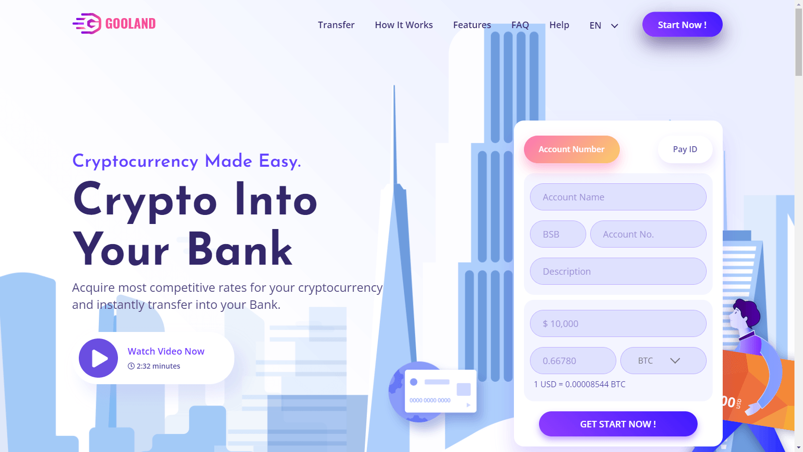 Gooland— Crypto-to-Bank Payment Gateway